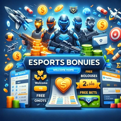 Image illustrating the different types of bonuses available to online punters